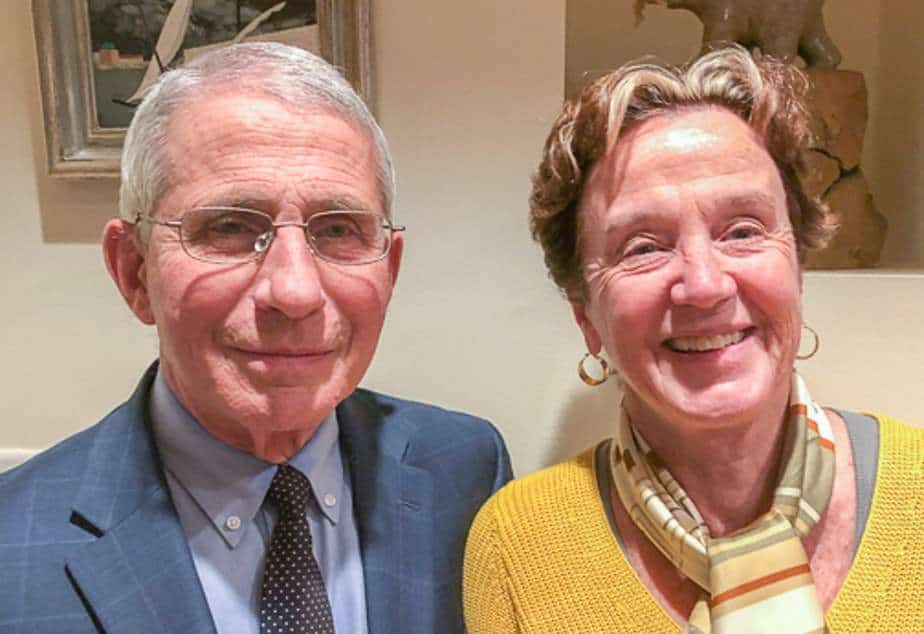 Image of successful doctor, Christine Grady and her husband