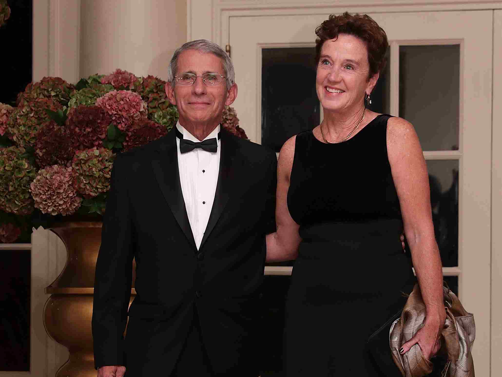 Image of a successful doctor, Dr. Anthony Fauci and his wife