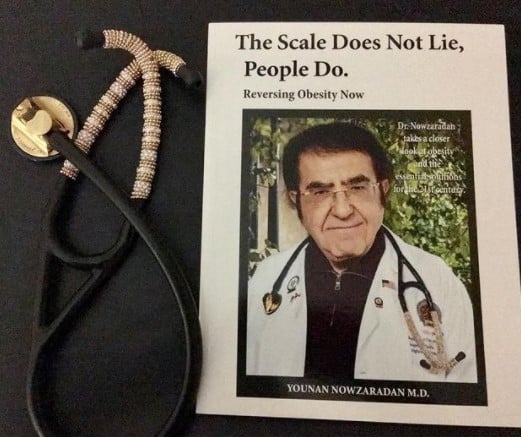 Image of popular doctor as well as writer, Dr. Nowzaradan