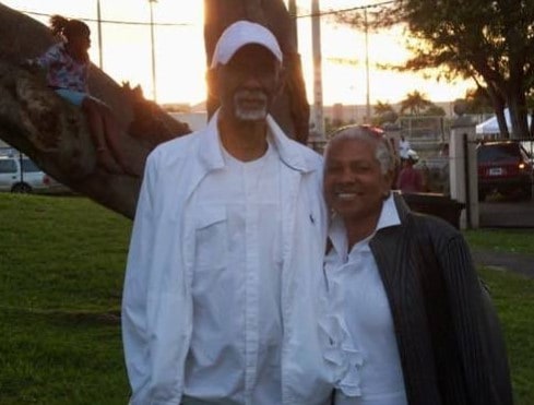 Image of a herbalist and businesswoman, Patsy Bowman and her famous husband, Dr. Sebi
